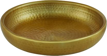 American Metalcraft ADSEAG14 Hammered Aluminum Seafood Tray, Double Wall, Gold, 128-Ounce