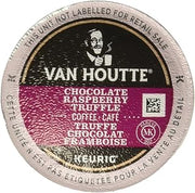 Van Houtte Raspberry Chocolate Truffle, Single-Serve Keurig K-Cup Pods, Light Roast Coffee, 48 Count (2 Boxes 24 Pods)