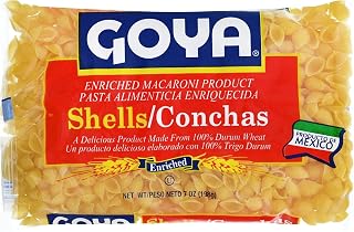 Goya Shells, Enriched Durum Wheat, Latin-inspired Dishes, 7 oz, Pack of 2