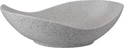10 Strawberry Street Whittier Canoe Bowl, 12", Blue Speckle