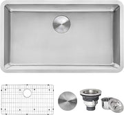 Ruvati 31-in 16-Gauge Stainless Undermount Kitchen Sink - RVM5931