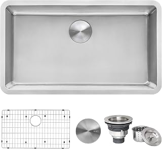 Ruvati 31-in 16-Gauge Stainless Undermount Kitchen Sink - RVM5931