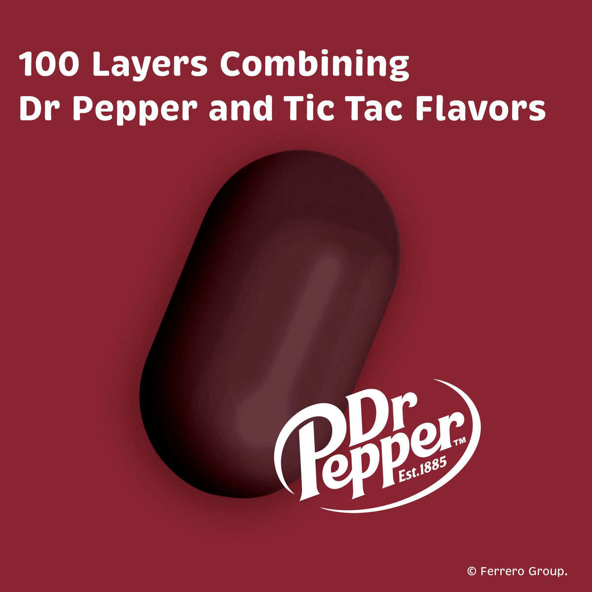 Dr Pepper by Tic Tac – 12 Count, 1.7oz each, Red, Pack of 12