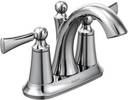 Moen 4505 Chrome Two-Handle Bathroom Faucet, 5.50 x 8.13 x 10.13 inches