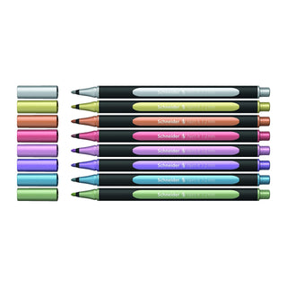 Paint-It 020 Metallic Liners by Schneider – 8 Count (Pack of 1), Copper, Multicolor, Model ML02011502