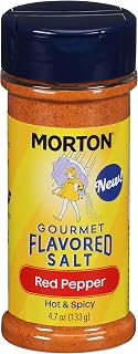 Morton Gourmet Flavored Salt Red Pepper, 4.7oz
