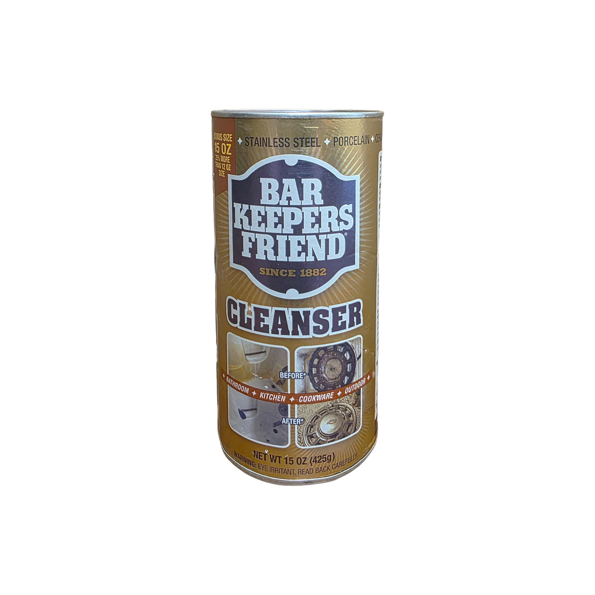 ® Cleanser & Polish: 15 OZ by Bar Keepers Friend – 15 Ounce (Pack of 1), Model 11584