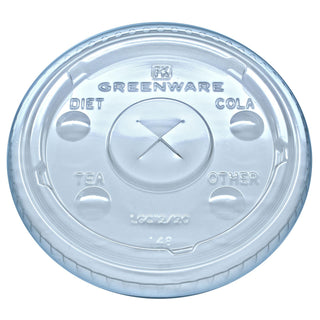 Fabri-Kal 9509111 LGC12/20 Greenware Lid with Buttons - 1000 / CS