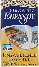 Eden Foods Organic Unsweetened Soymilk - Case of 12 - 32 FL oz.