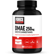 DMAE Supplement for Concentration by Force Factor – 100 Count (Pack of 1), Dmae, Model FFS-01282-FG