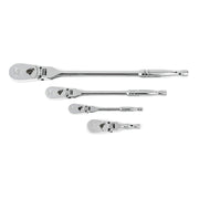 4 Pc. Flex Handle RATCHET SET by GEARWRENCH – 4 Pc. Flex, Alloy Steel, Silver, Model 81230A-07