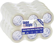 Tape Logic Packing Tape (24-Rolls), 3" x 110 yd - Strong Packaging Tape Refill for Shipping, Moving, Order Fulfillment, Acrylic 2.2 Mil