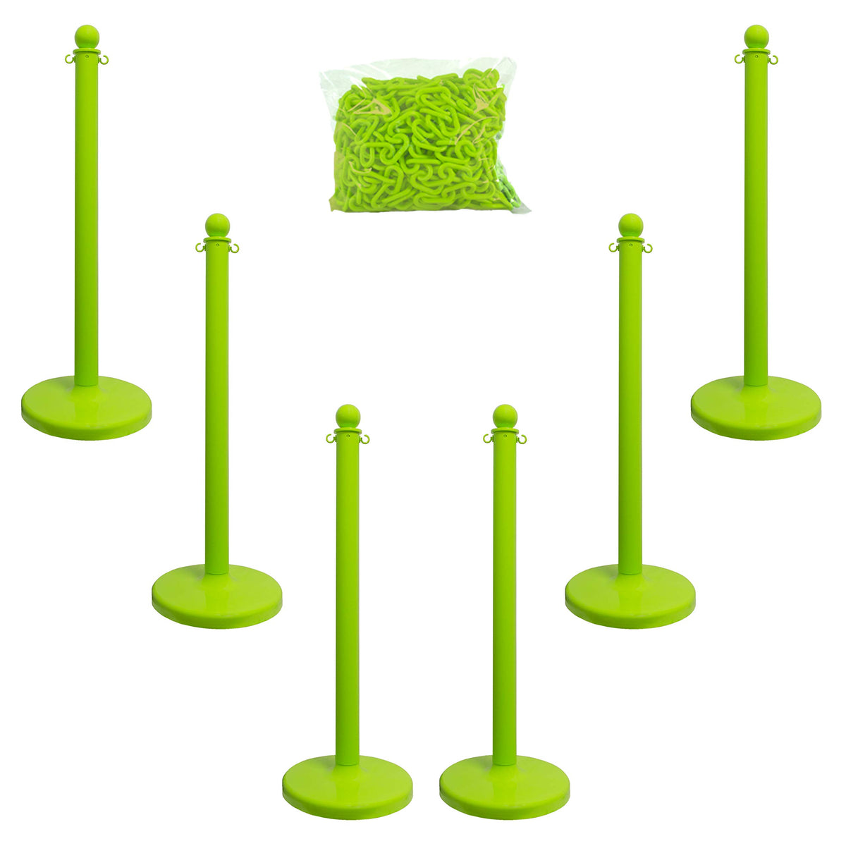 Mr. Chain 2.5 inches Dia. / Green / 1 Chain Barriers