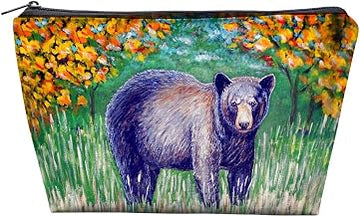 PC536 8.5 x 6 in. Black Bear Pouch