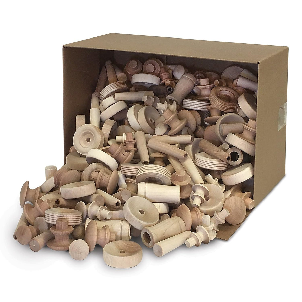 Creativity Street Natural Wood Turnings by Pacon – 18 Pound (Pack of 1), Wood, Natural, Model AC3898