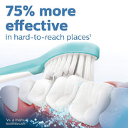 HX6032/05 Mini Brush Heads for Sonic Toothbrush by PHILIPS – 2 Count (Pack of 1), Rubber, Black, White, Model HX6032/33