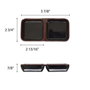 Tenmoku melamine dinnerware collection 4 oz by Thunder Group – 6" X 3", Melamine, Black brown, Model 1902TM