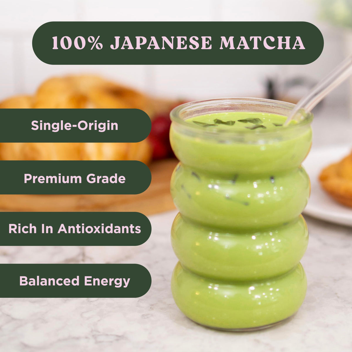 Hazelnut Frappe & Latte Instant Mix (20 Sticks) - The Harmony Matcha Lavender (10 Sticks) by The Frozen Bean – 1 Count (Pack of 30)