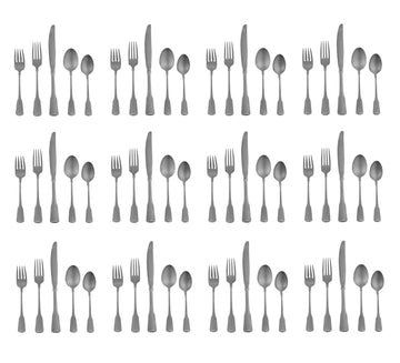 American Colonial 18/8 Stainless 60pc. Flatware Set (Service for Twelve) by Oneida – 9.5000, Stainless Steel, Silver, Pack of 60, Model 895146