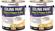 Zinsser 260967-2PK Ceiling Paint and Primer in One, Gallon, White, 2 Pack