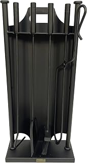 IMEX EL ZORRO 12025-N – Pack of 4 Oval Fireplace, Black
