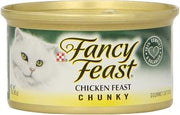 Fancy Feast Chunky Chicken Feast Cat Food 3 oz (Pack of 1)