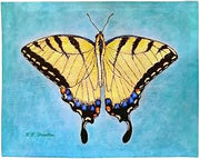 PM1523 Spreadwing Tiger Swallowtail Butterfly Place Mat - 14 x 18 in. - Set of 4