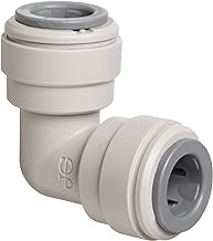 John Guest Acetal Copolymer Tube Fitting, Union Elbow, 1/4" Tube OD (Pack of 10)