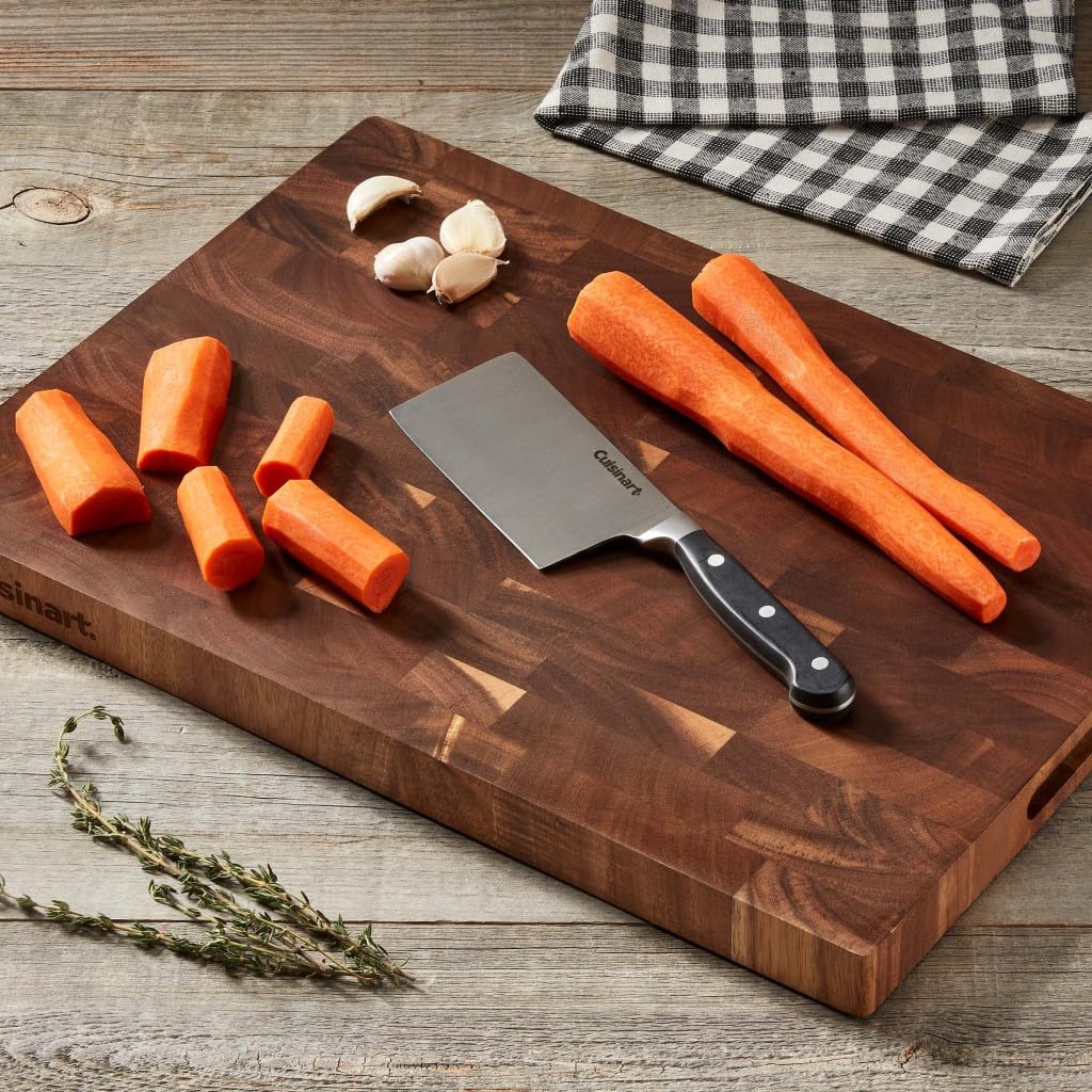 Classic Triple Rivet 4.5” Mini Cleaver by Cuisinart – 4.5", Stainless Steel, Model C77TR-4CLV