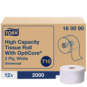 Tork OptiCore Mid-size Toilet Paper Roll T10 – 12 x 2000 sheets, 160090