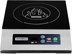 Commercial Induction Cooktop by Waring – 11.5" x 11.75", Stainless Steel, Multicolor, Model WIH200