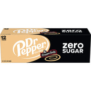 and Cream Soda Zero Sugar Soda by Dr Pepper – 12 Fl Oz (Pack of 24), brown, Pack of 24
