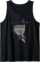 Winston Churchill Graphic For Winston Churchhill Day Tank Top