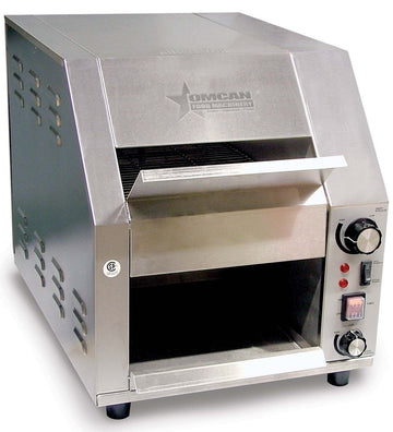 Commercial Conveyor Toaster Bun by Omcan – Stainless Steel, Model 19938