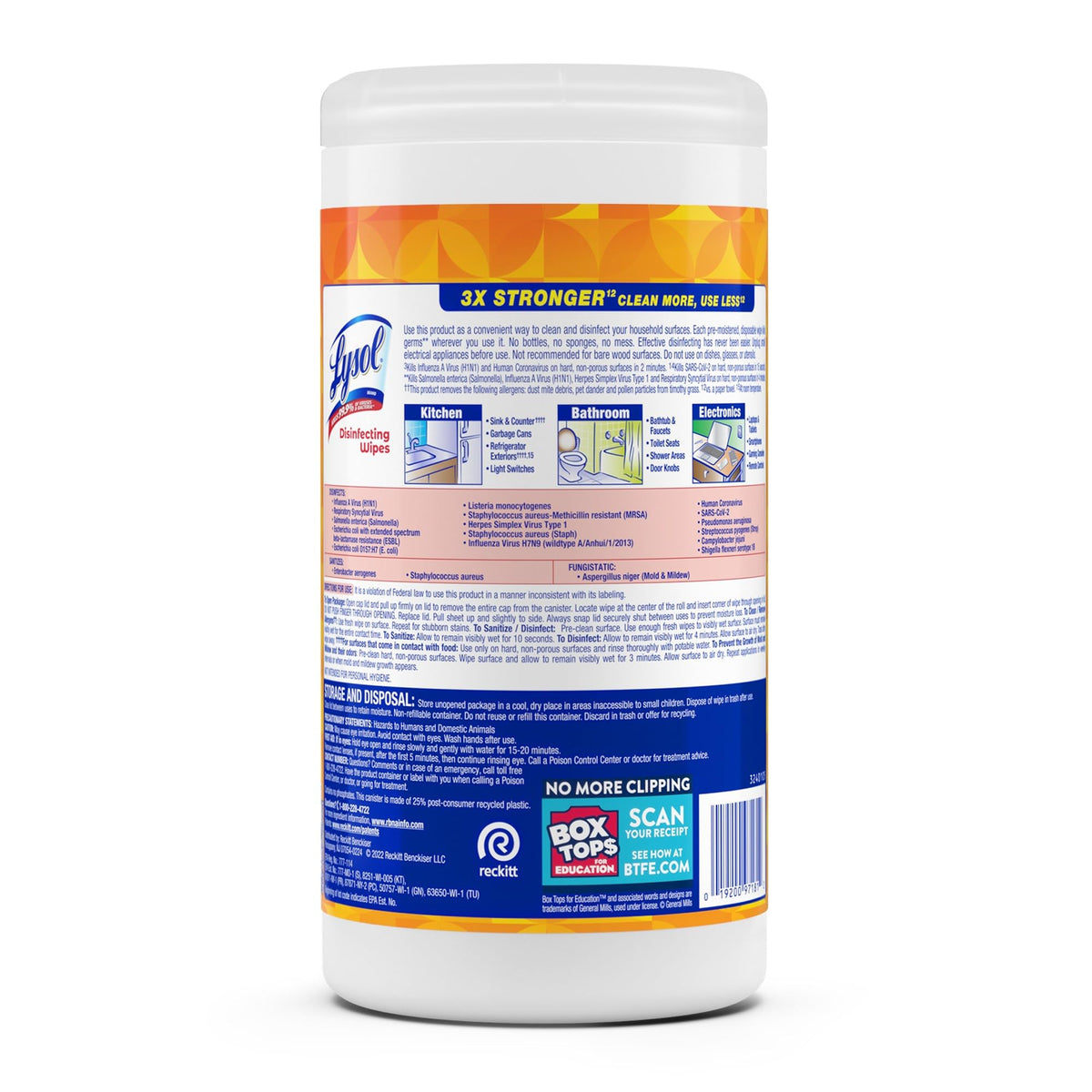 Lysol White / 80 Count (Pack of 6) / Brand New Day, ( Pack of 6 ) Disinfectant Wipes