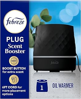 Febreze Plug in Scent Booster Air Freshener Oil Diffuser Black