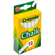 White Chalk 12 Ea by Crayola – 1 Count (Pack of 1), Chalk, White, Model 51-0320