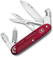 Victorinox Synergy X Alox Swiss Army Knife 10 Functions-Carry Clip, Red