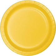 Creative Converting Touch of Color 24 Count Paper Dessert Plates, School Bus Yellow , one size