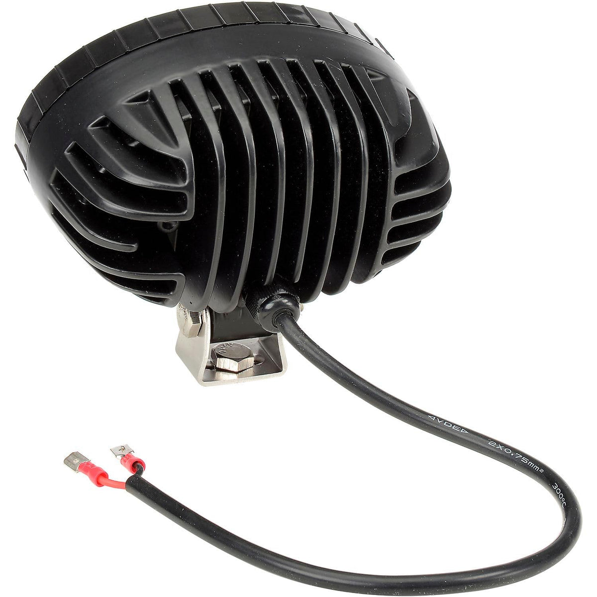 LED Forklift Safety Spotlight by Global Industrial – 7"L x 4"W x 4.75"H, Aluminum, Black, Model RGD1081 10-80V DC BLUE