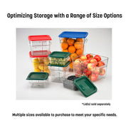 Carlisle FoodService Products 6 / Clear / 22 Quart Container Containers