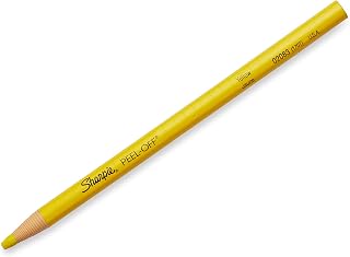 Sharpie Peel-Off China Markers, 12 Yellow Markers (2083)