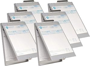 Westcott E-17003 00-I Aluminium Form Holder Box A4 Large Bottom Opening Storage Box (Pack of 6)