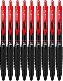 Uni-Ball Signo 307 RT Rollerball Medium Point, 0.7mm, Red, 9 Count