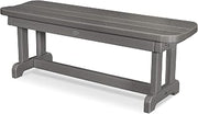 Polywood Park Bench, Slate Grey