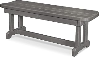 Polywood Park Bench, Slate Grey