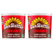 Creamy Sunflower Seed Butter by SunButter – 80 Ounce (Pack of 2), Pack of 2, Model 737539191250