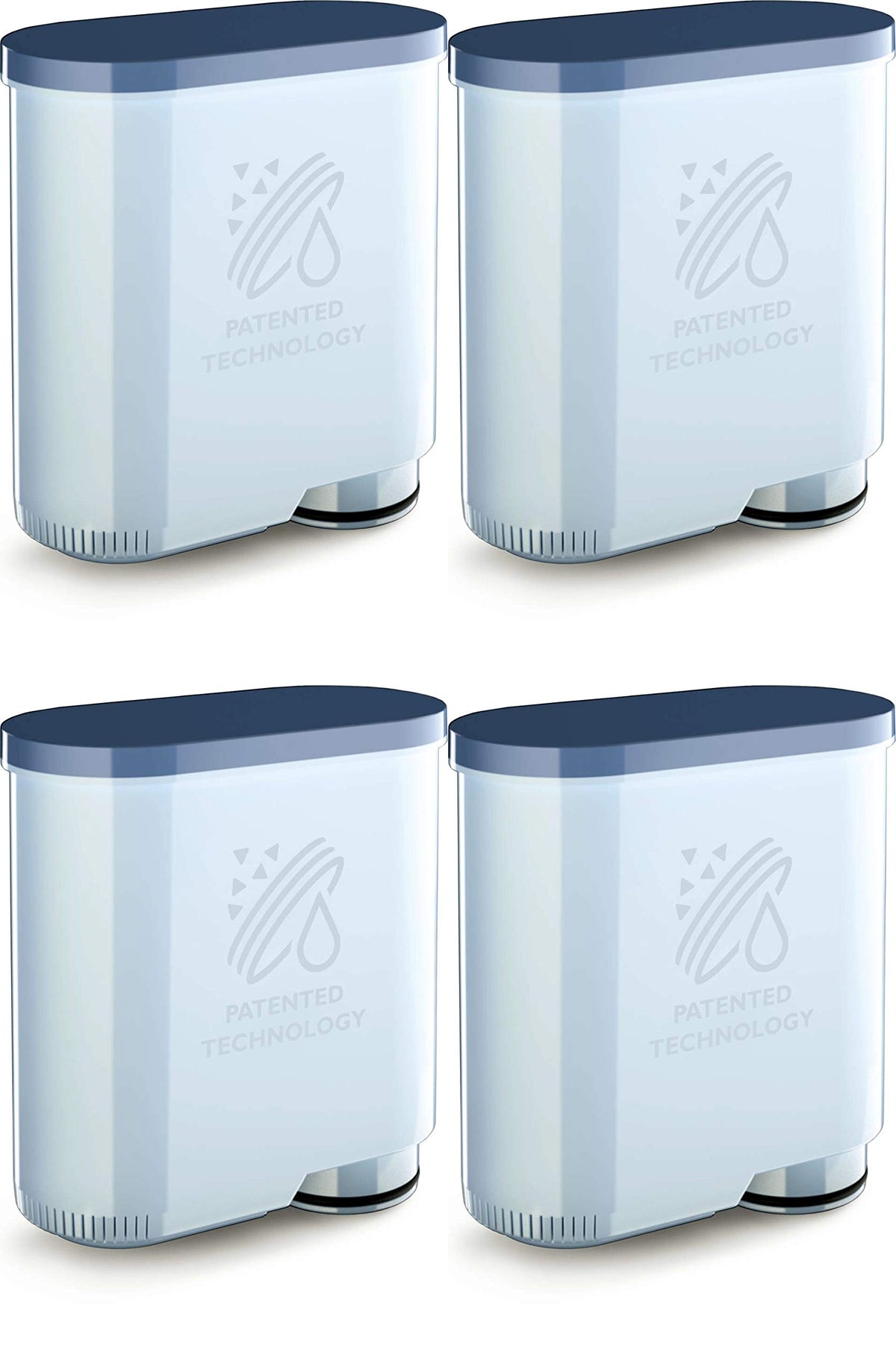 Saeco AquaClean Replacement Water Filter Bundle - 4-Pack by PHILIPS – 4 Count (Pack of 1), Plastic, Pack of 4, Model CA6903/10