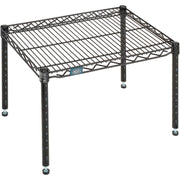 Black EPOXY Wire Dunnage Rack by Nexel – Wire, Black, Model P1824B