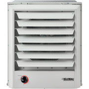 Vertical Or Horizontal Downflow Unit Heater by Global Industrial – 13.75"L x 19"W x 21.44"H, Alloy Steel, White, Model PU-20483